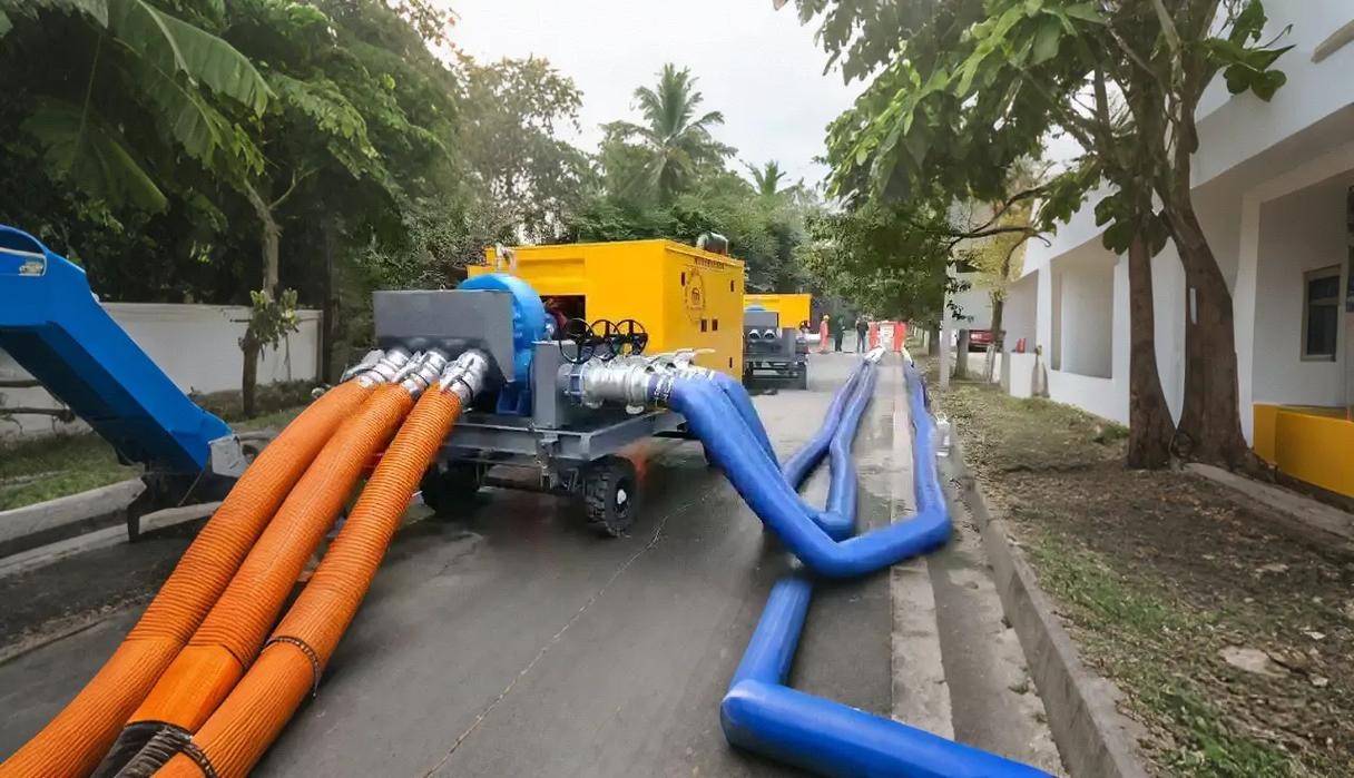北京大流量排水抢险车，应急抽水排涝